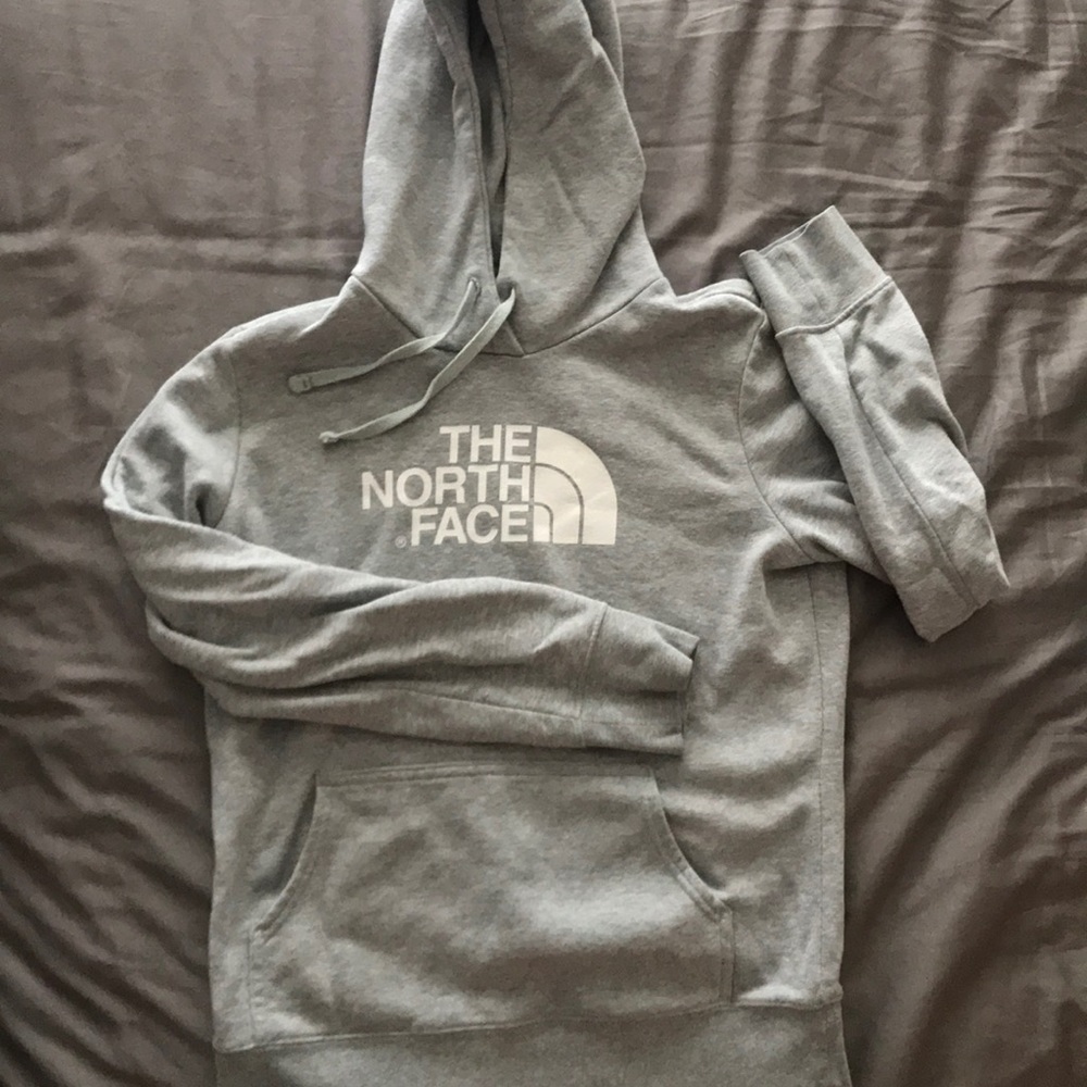 Grey The North Face hoodie